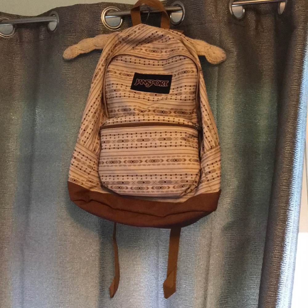 A Jansport backpack.